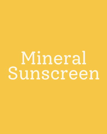 mineral sunscreens