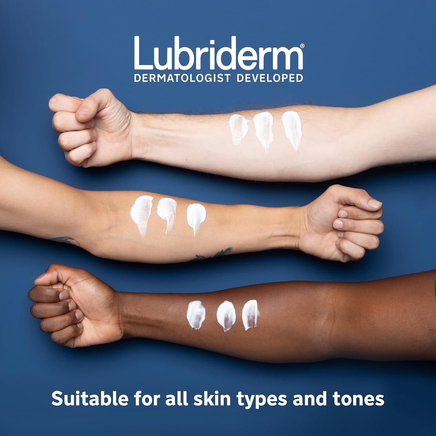 Lubriderm Fragrance Free Daily Moisture Lotion + Pro-Ceramide, Shea Butter & Glycerin, Face, Hand & Body Lotion for Sensitive Skin, Hydrating Lotion for Healthier-Looking Skin, 16 fl. oz - Image 5