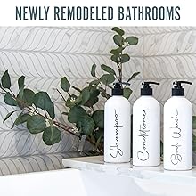 shower dispenser shower niche pump bottles plastic bottles decoracion para baños soap pump