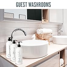 farmhouse bathroom accessories guest bathroom marble bathroom accessories shampoo bottles