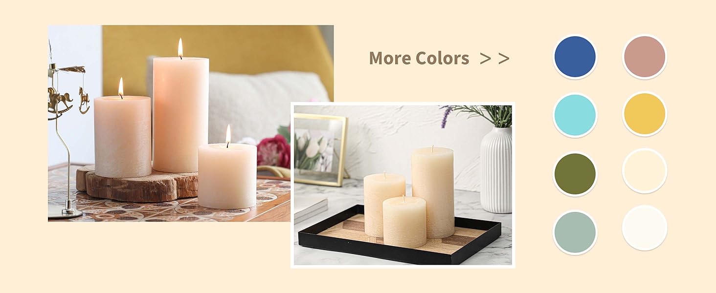 Ivory candle