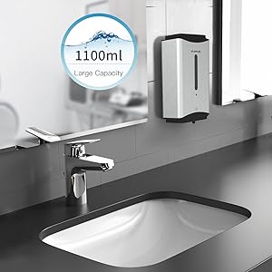 AK1206 wall mount automatic soap dispenser