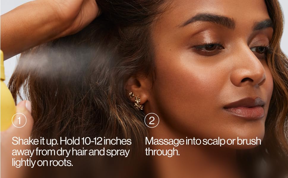 How to use Freshen Up Invisible Dry Shampoo.