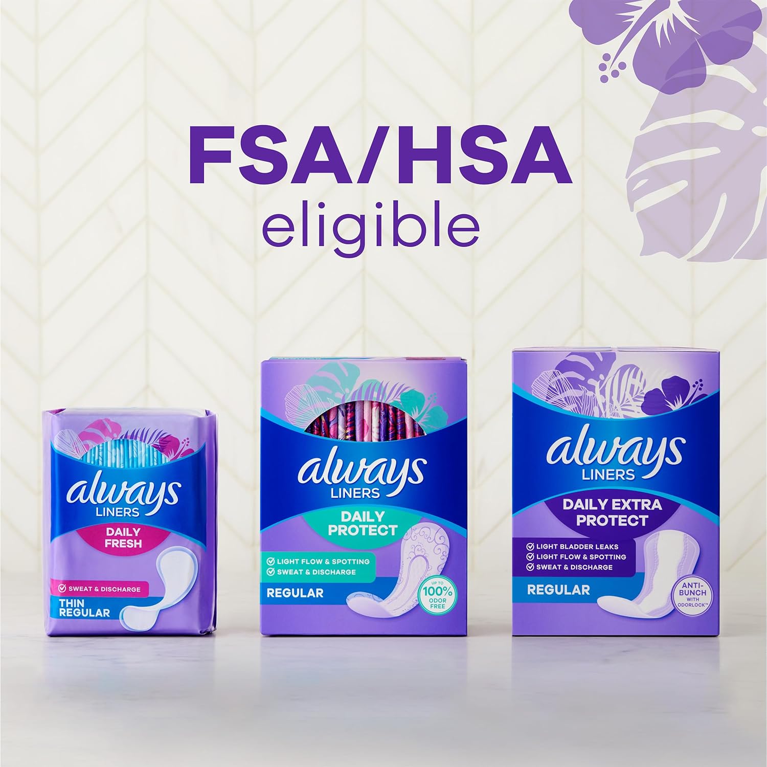 Always Daily Extra Long Unscented Panty Liners, 116 Count, 10-Hour Protection - Image 10