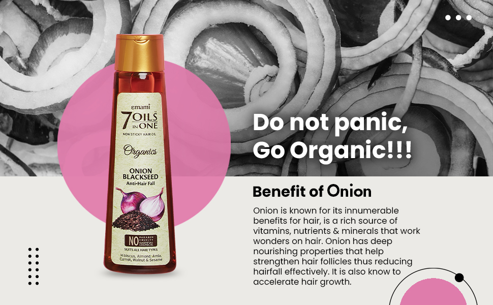 Onion Blackseed Anti Hairfall Oil
