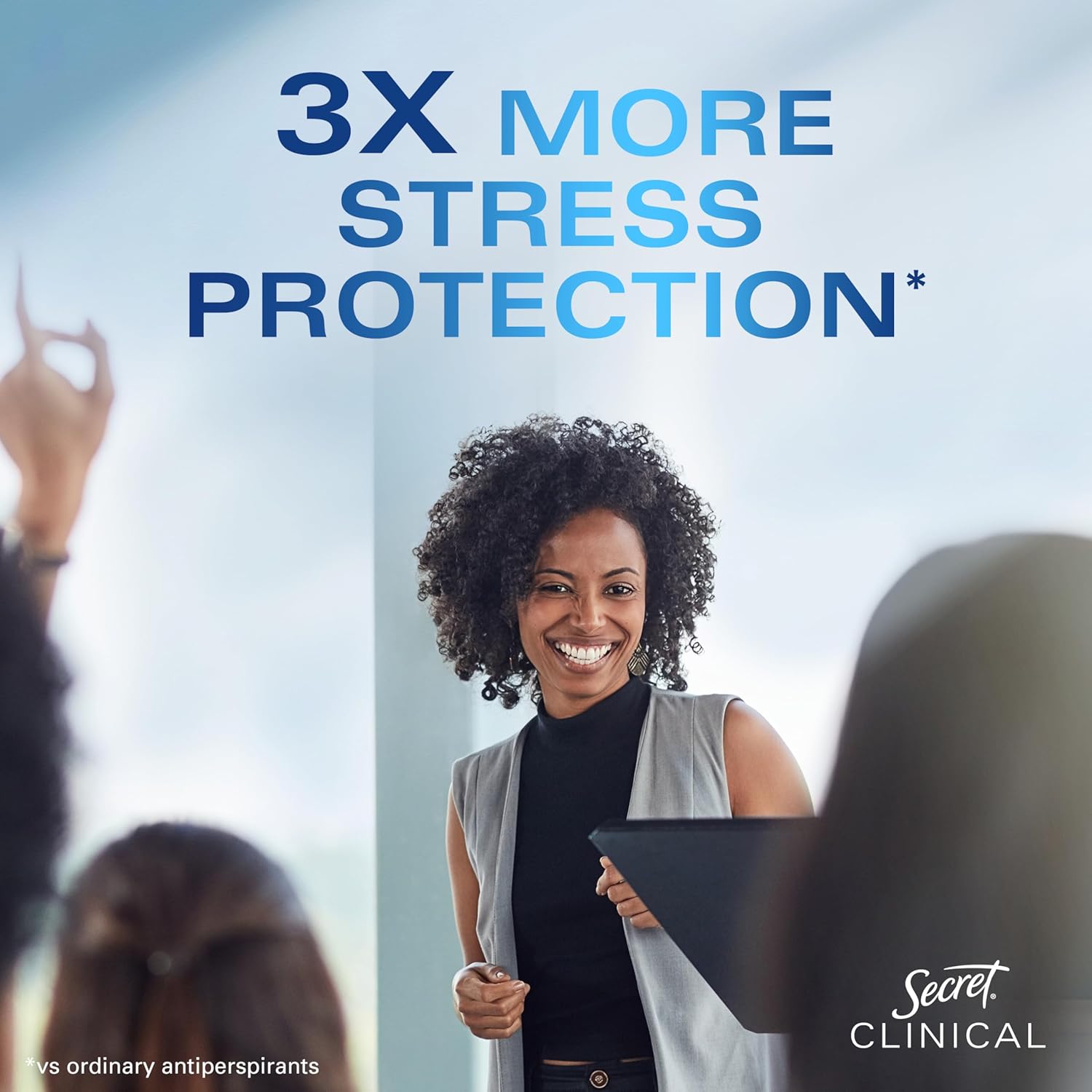 Secret Clinical Strength Antiperspirant Deodorant for Women, 3X Stress Protection, 72hr Sweat & Odor Protection, PH Balancing Minerals, Clear Gel, Completely Clean Scent, 2.6 oz - Image 4