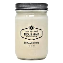 cinnamon buns soy candle  jar candle mason jar