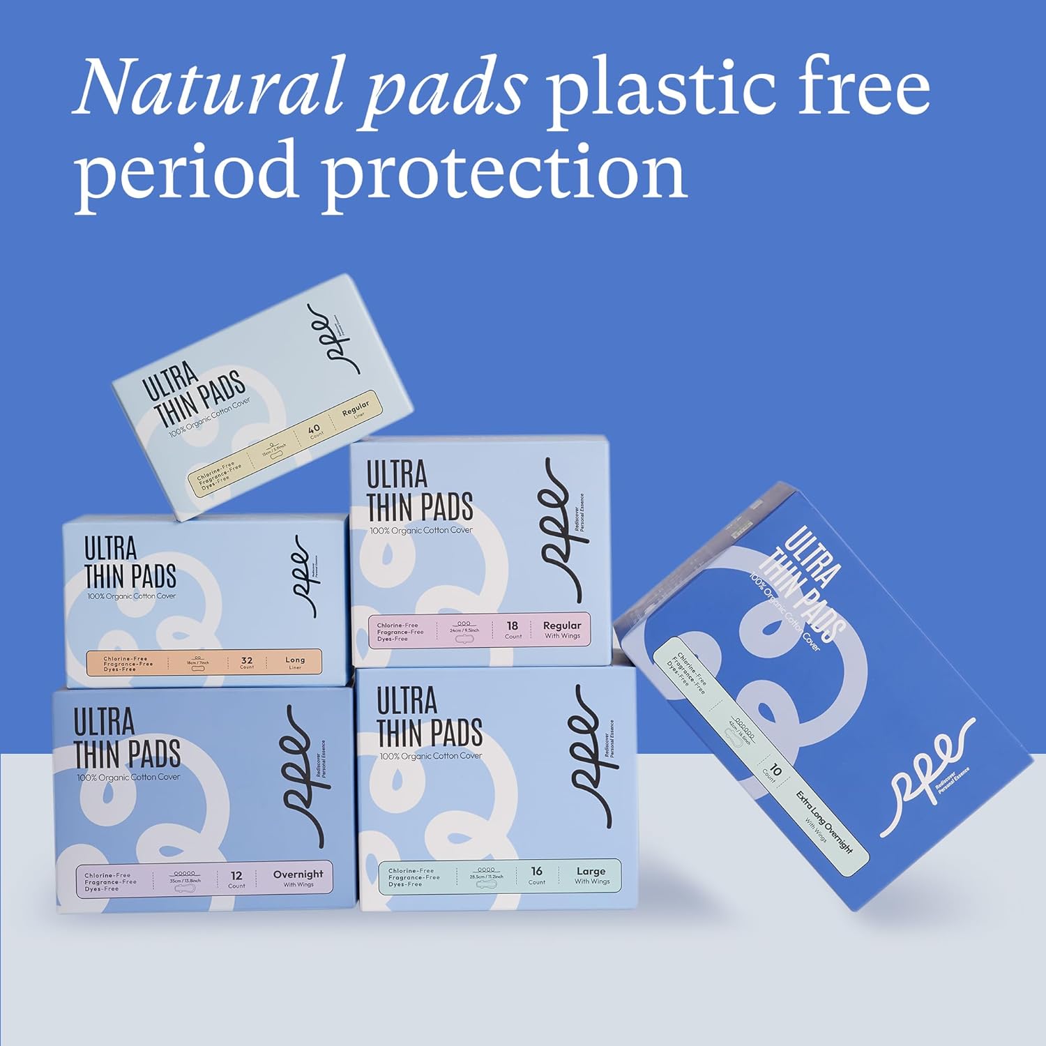 Organic Ultra Thin Long Panty Liners for Women, 96 Count, Light Absorbency, Unscented - Image 9