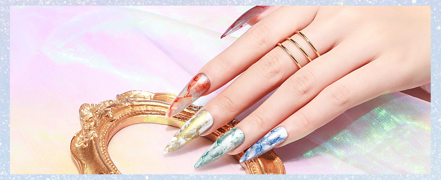 marble nail polish 