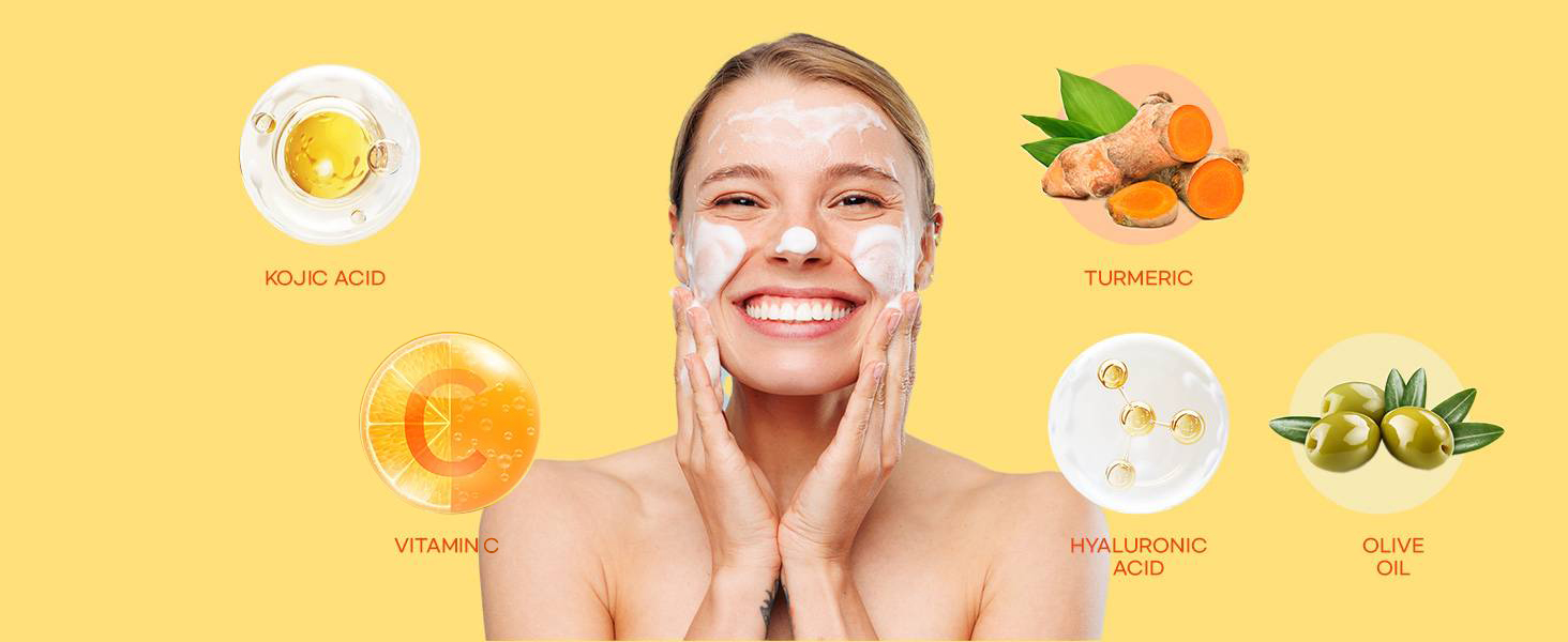 Kojic turmeric soap bar