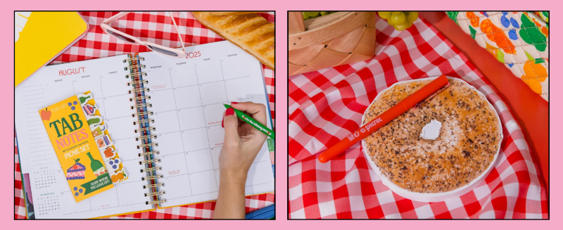 Bagel Notepad Sticky Tabs Notes