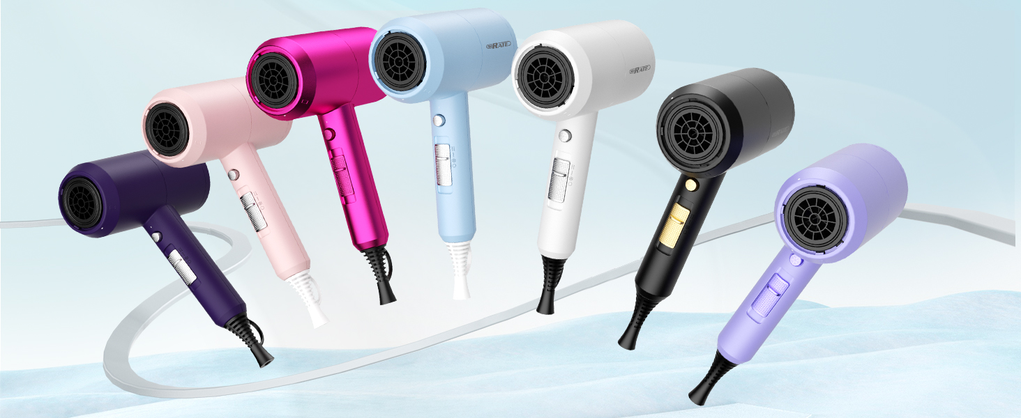 SHRATE Lightweight Ionic Hair Dryer with Diffuser