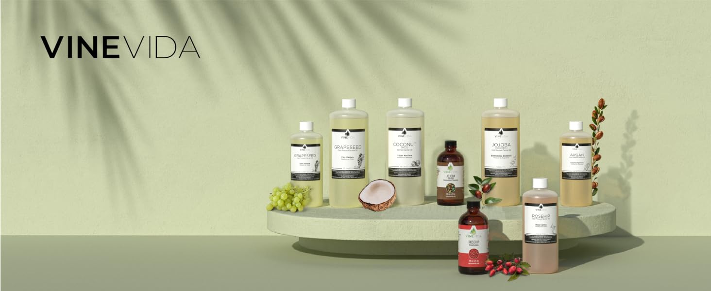 VINEVIDA logo and product images