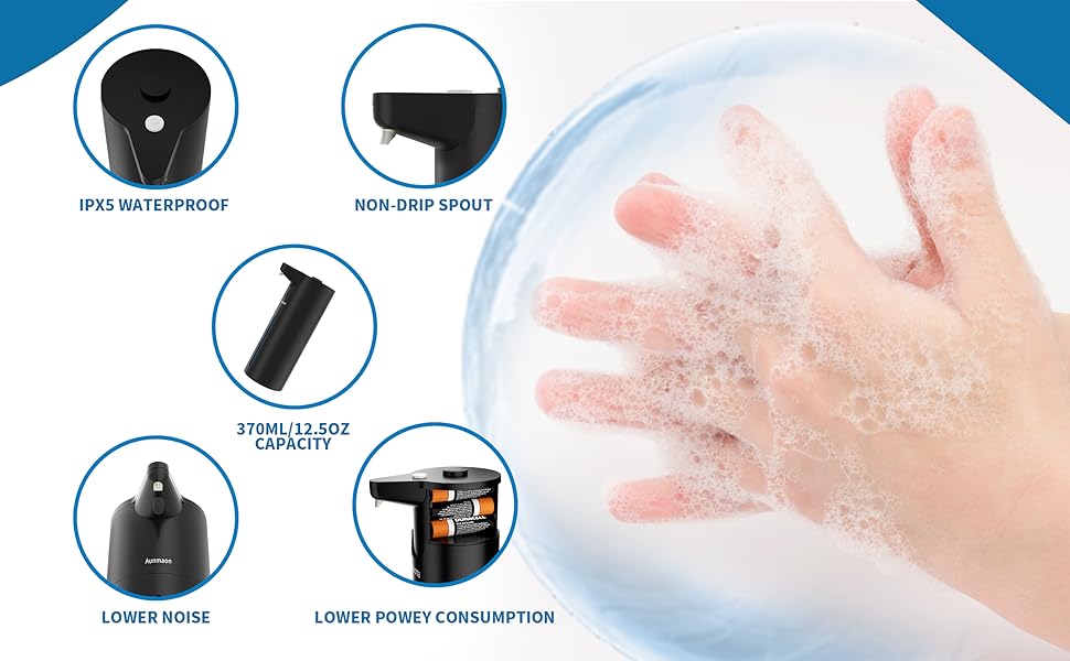 touchless automatic liquid soap dispenser