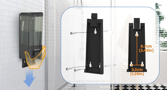 Soap Dispenser Bathroom Wall Mount