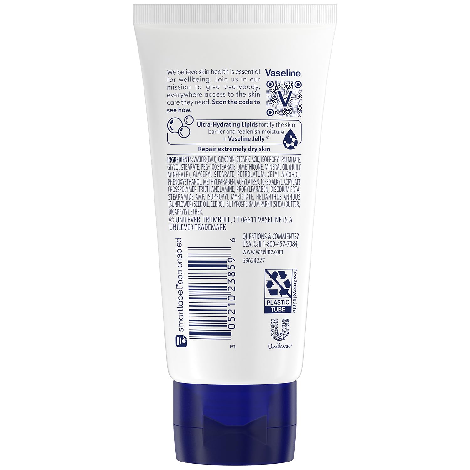 Vaseline Intensive Care Advanced Repair, Travel-Size โ Fragrance-Free Body Lotion for Extremely Dry Skin, 2 Oz - Image 2