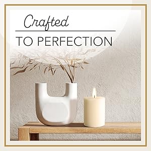 3x4 ivory candle