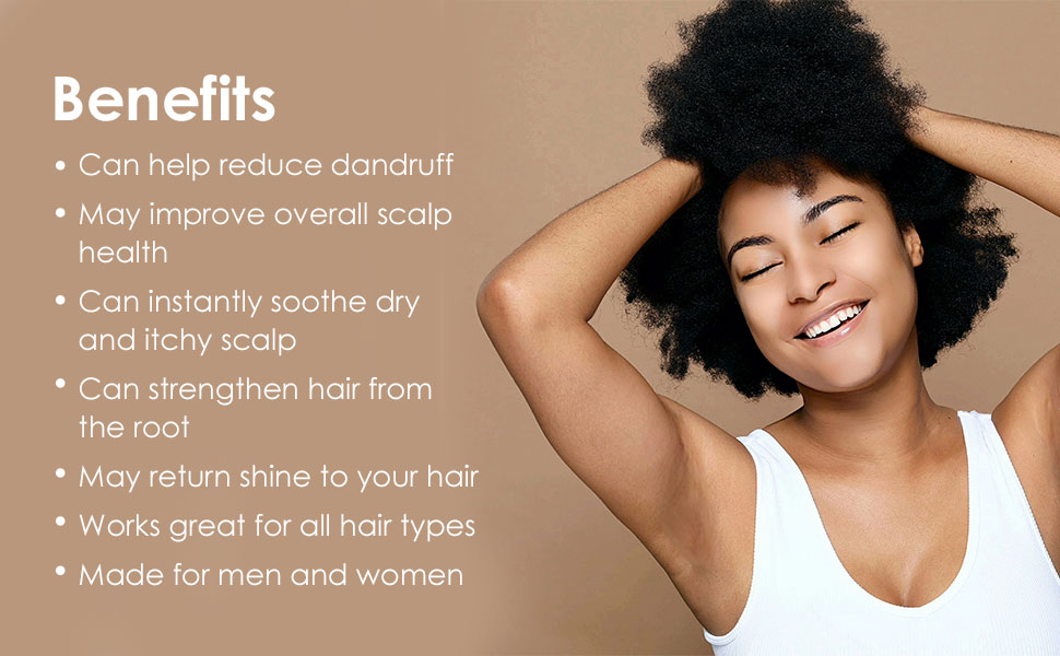 promote thicker longer hair cooling and soothing scalp treatment oil all hair types