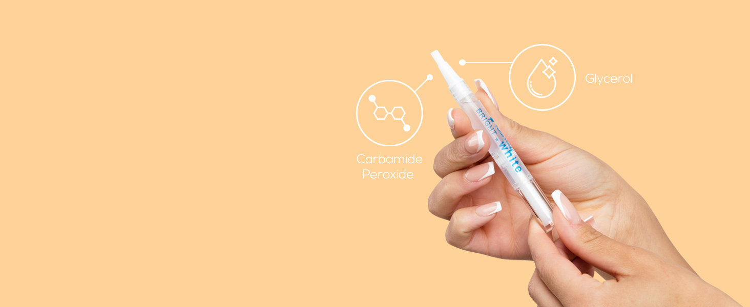 Say goodbye to yellow teeth! Professional level teeth whitening pens for adults by Venus Visage.