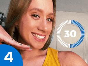Step 1 to 4 guide: Brush & floss your teeth. Open the cap, twist and apply. Leave on for 30 seconds.
