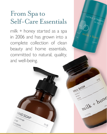 milk + honey spa luxury