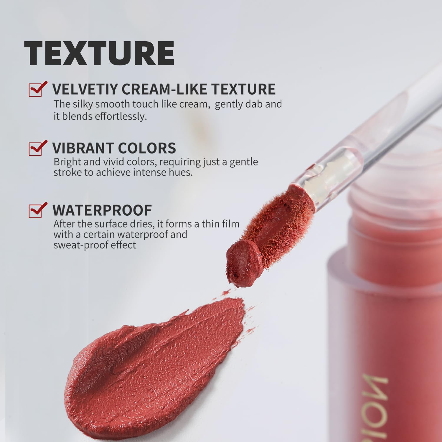 YOUNG VISION Nude Matte Lipstick – Velvety Liquid Lip Cream, Smooth Application, Comfortable Wear with a Soft Finish, Available in Nude & Vibrant Shades – Keeps Lips Soft and Hydrated - Image 3
