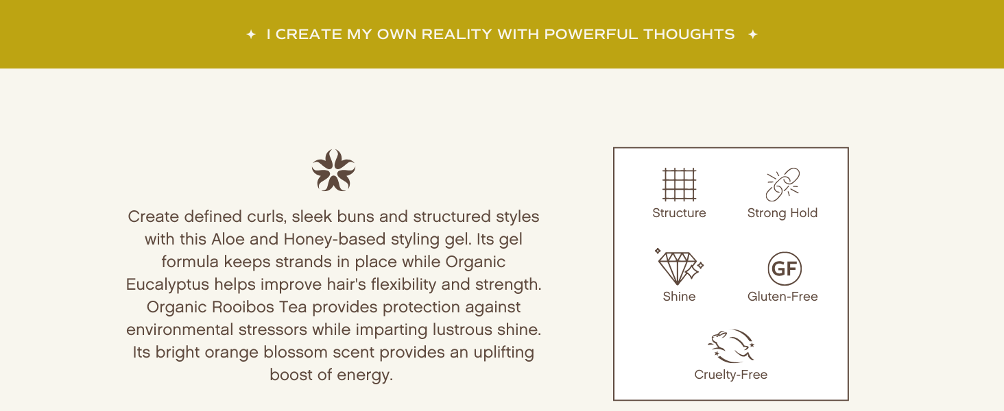 Innersense I Create Hold adds shine and structure, has a strong hold, and is gluten-free.