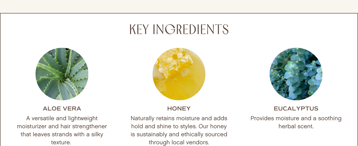Key Ingredients: Aloe Vera, Honey, and Eucalyptus.
