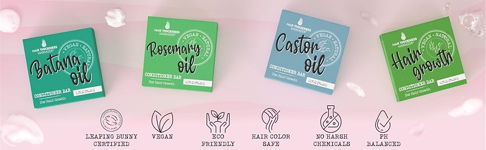 shampoo and conditioner bars
