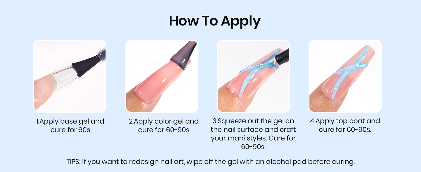 Sculpting Gel Application