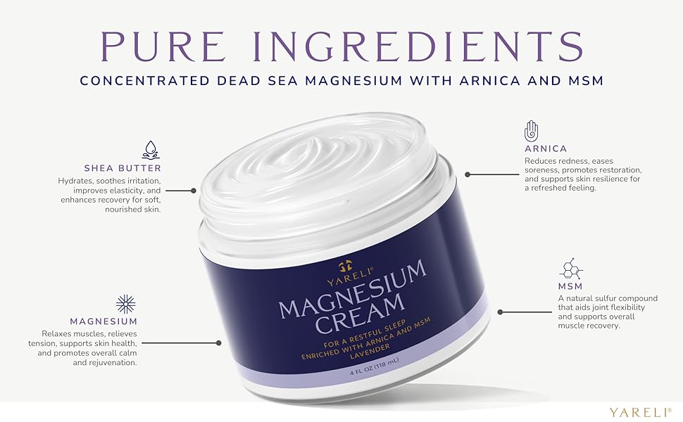 arnica cream, MSM cream, natural pain relief, soothing cream, muscle soreness relief