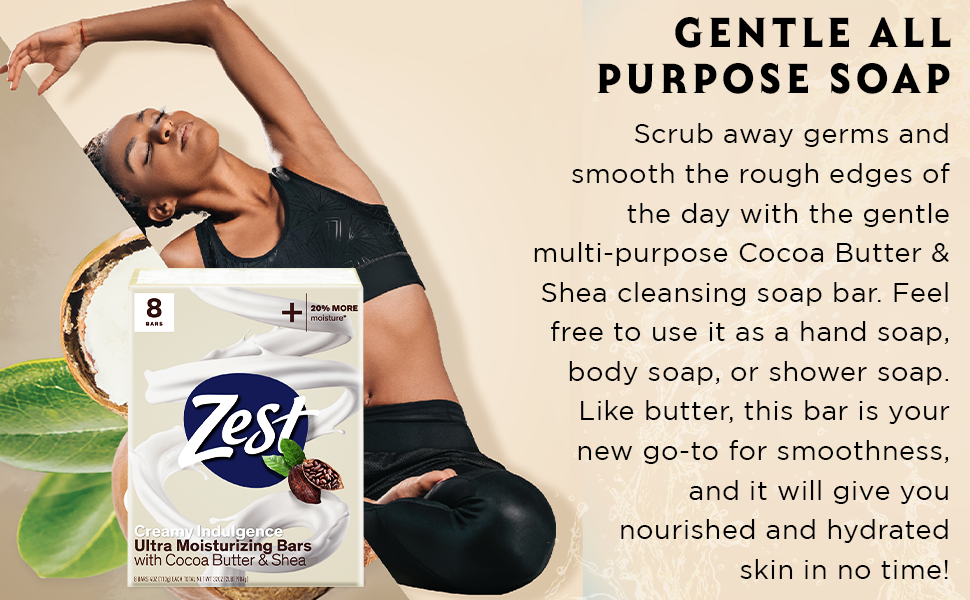 Zest Cocoa Butter Bar Soap