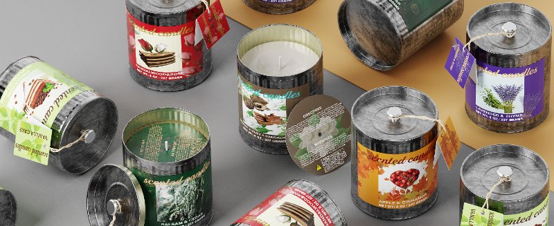 Multiple product displays with multiple fragrance options