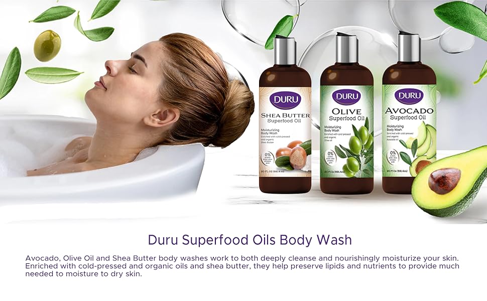 Superfood oils body wash