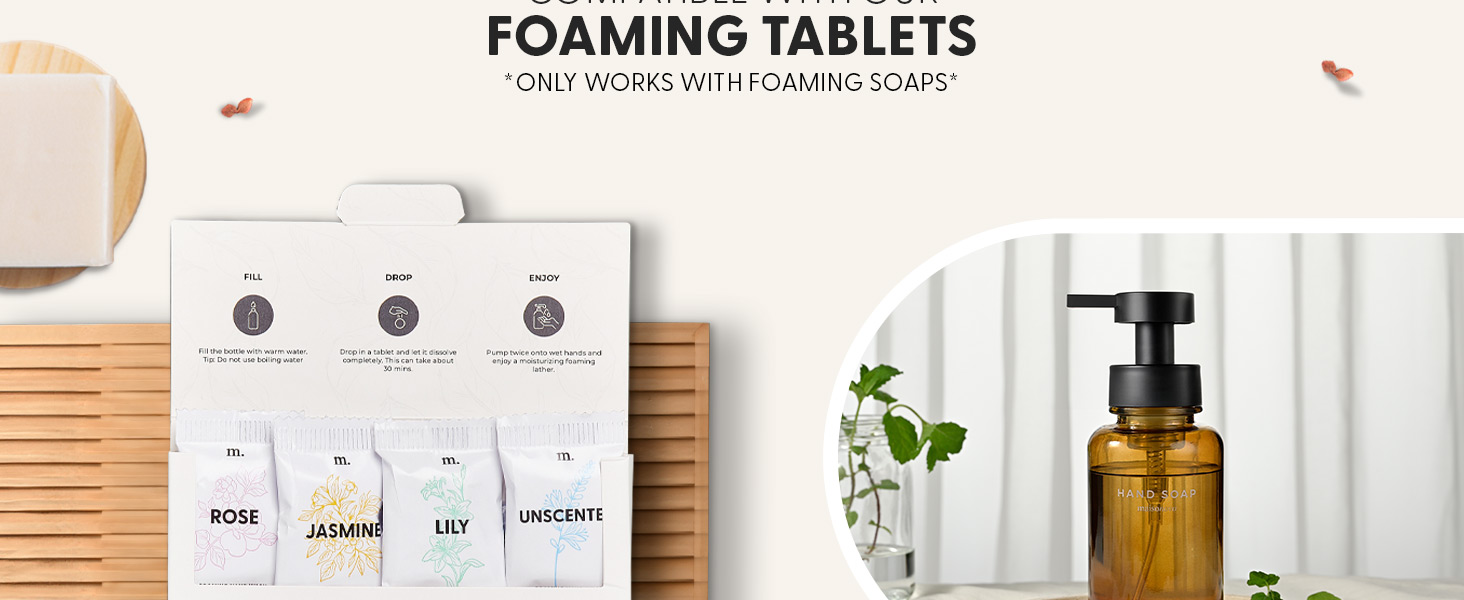 Glass Foaming Soap Dispenser