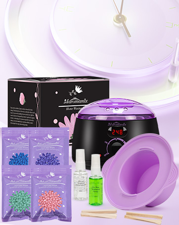 Black home waxing kit