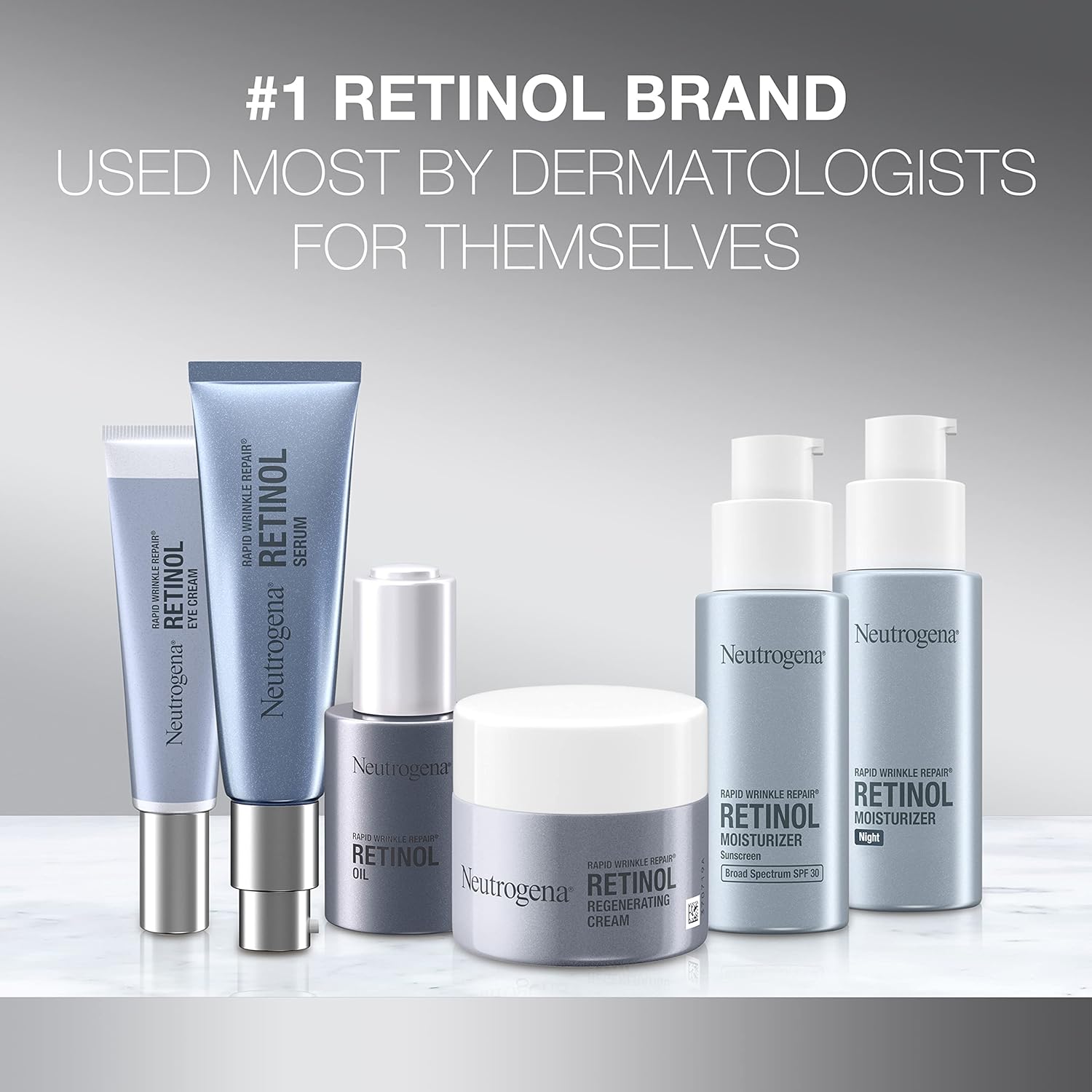 Neutrogena Rapid Wrinkle Repair Retinol Face Moisturizer 1.7 oz Duo with Hydro Boost Cleanser 0.5 oz - Image 7