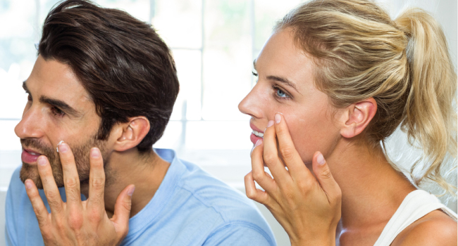 Lanolin cream application
