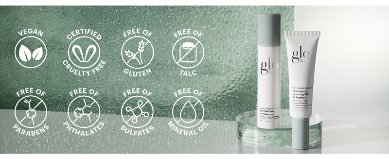 glo skin beauty clarify and balance collection