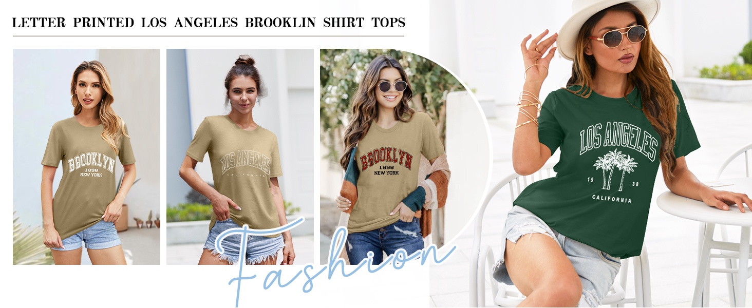 Los angeles short sleeve shirt tops