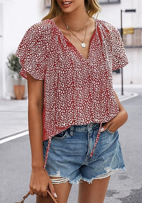 boho tops for women summer casual