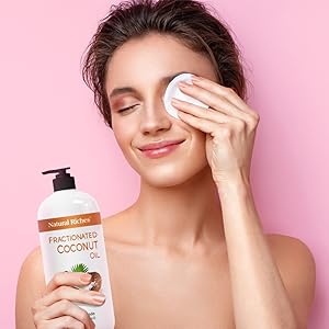 Fractionated Coconut Oil for makeup remover
