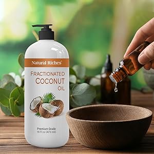 Fractionated Coconut oil as the best carrier oil