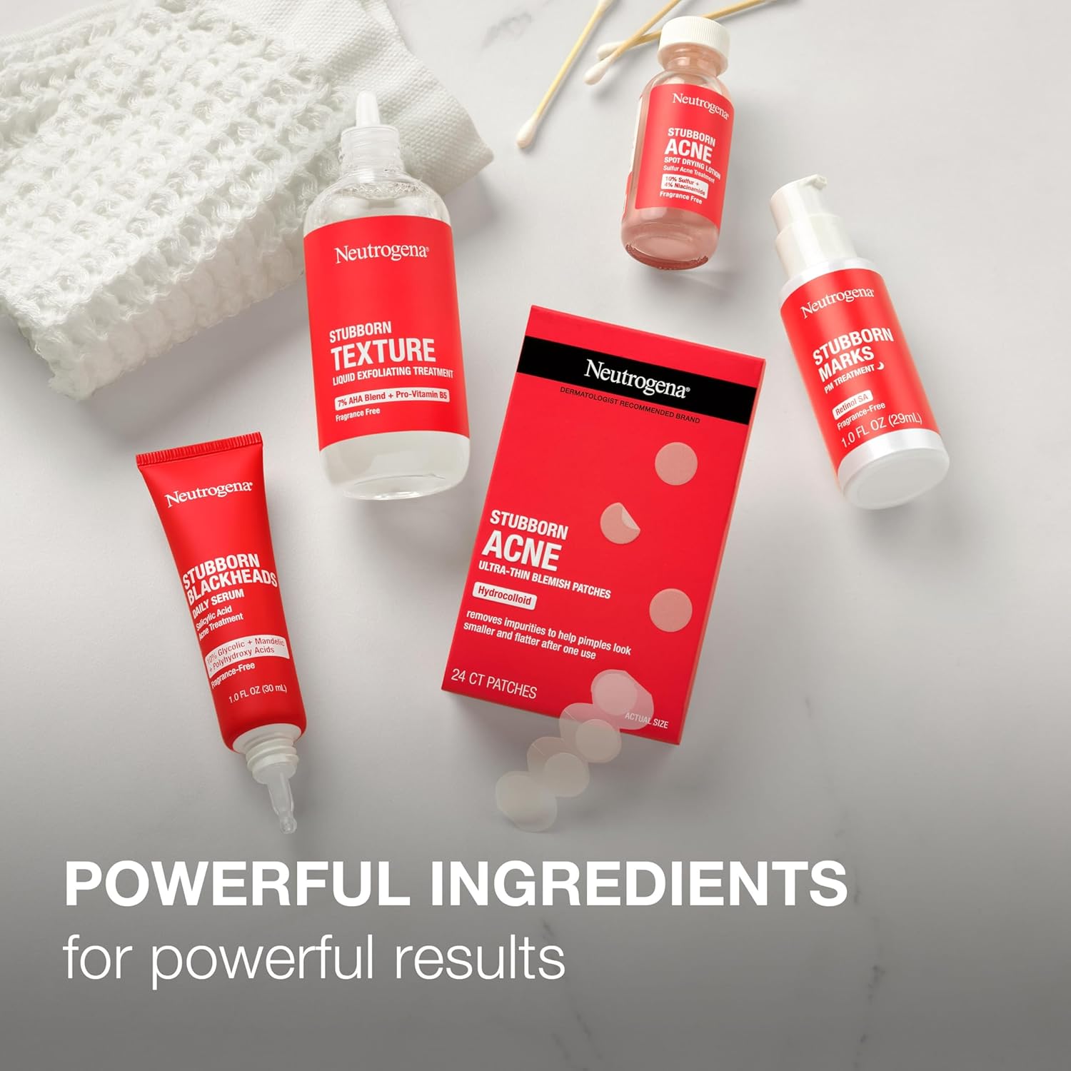 Neutrogena Stubborn Texture Liquid Exfoliant with 7% AHA Blend & Pro-Vitamin B5 designed for Acne-Prone & Oily Skin, Liquid Face Exfoliator, Oil- & Fragrance-Free, 4.3 fl. oz - Image 5