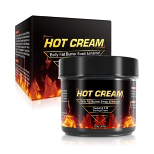 Hot Sweat Cream, Fat Burning Cream, Hot Cream for Belly Burner, Weight Loss, Natural Sweat Workout Enhancer, Fat Burner for Women, Thighs Belly Butt Firming Legs Slimming