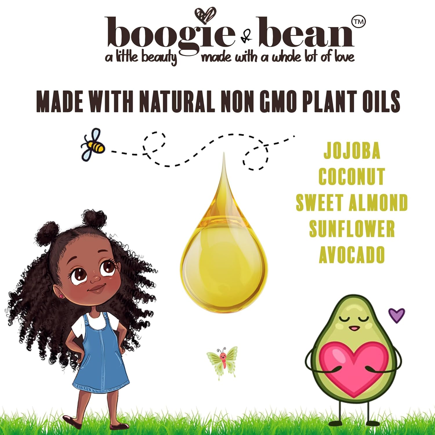 Kids Moisturizing Hair Butter for Hair Growth; Natural Hair Products for Black Kids; Infants Curly Hair, Twists and Braids Oil - Image 5