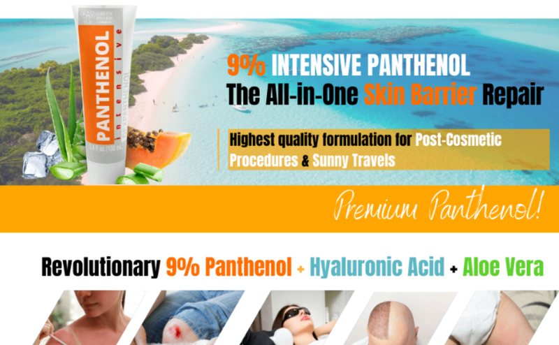 panthenol cream, panthenol, purito, b5, hyaluronic acid, panthenol foam, after laser care