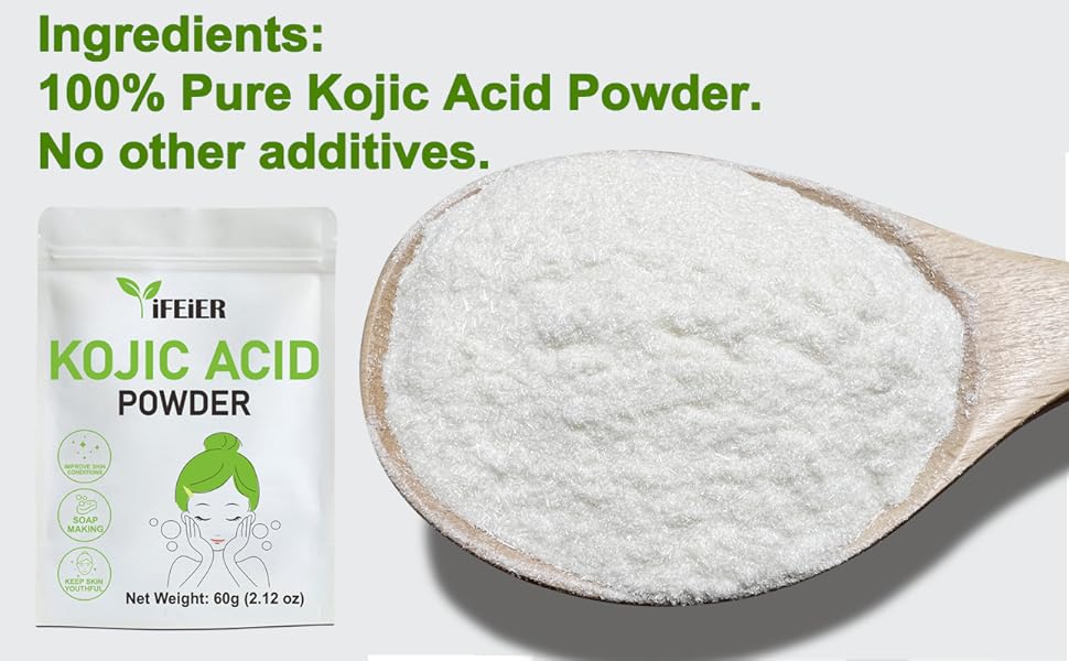 Pure Organic Kojic Acid Powder