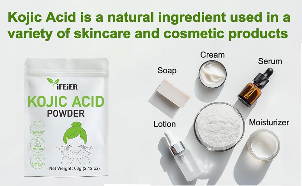 Pure Organic Kojic Acid Powder