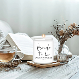 Lavender Scented Wedding Candle